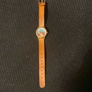 Disney's The Little Mermaid Ariel Flounder Sebastian Timex Wrist Watch Vintage